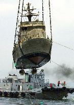 S. Korea salvages sunken ship in sea battle with North